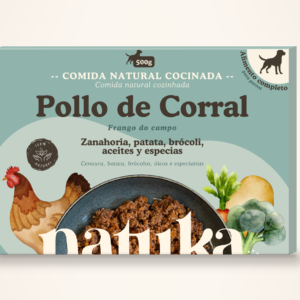 Natuka Menú Cocinado de pollo de corral