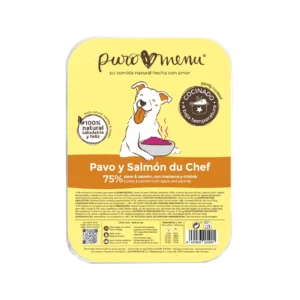 Puromenú | Menú cocinado de pavo y salmón Du Chef